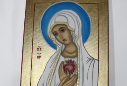 Obraz olejny Matka Boża Fatimska ikona matka boska 