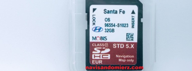 Karta SD Hyundai SANTA FE Gen 5.X (STD 5.X) EU 2023-1