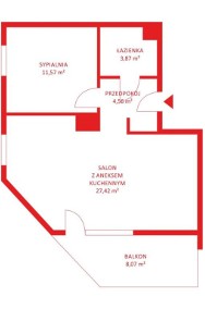 Mieszkanie, sprzedaż, 47.44, Gdańsk, Letnica-2