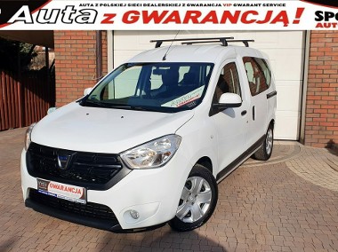 Dacia Dokker TYLKO 73 tys km 1.6SCE 102KM, Laureate, Salon PL Serwis ASO, F.VAT23-1