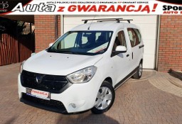 Dacia Dokker TYLKO 73 tys km 1.6SCE 102KM, Laureate, Salon PL Serwis ASO, F.VAT23