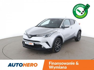 Toyota C-HR automat 4x4 grzane fotele navi kamera LED ACC Bluetooth półskóra-1