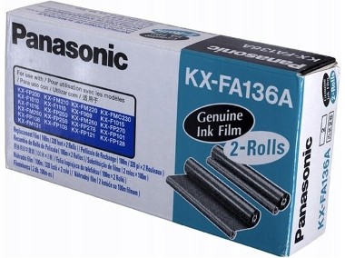 Sprzedam oryginalną folię do faksów Panasonic KX-FA136A – 2 rolki.-2