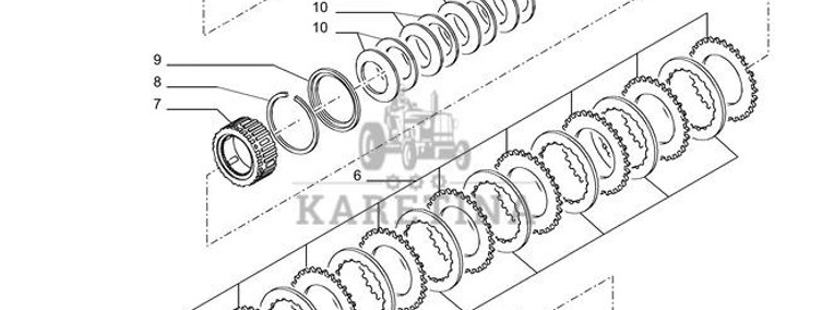New Holland T6010 T6090 T6070 Piasta 5196681-1