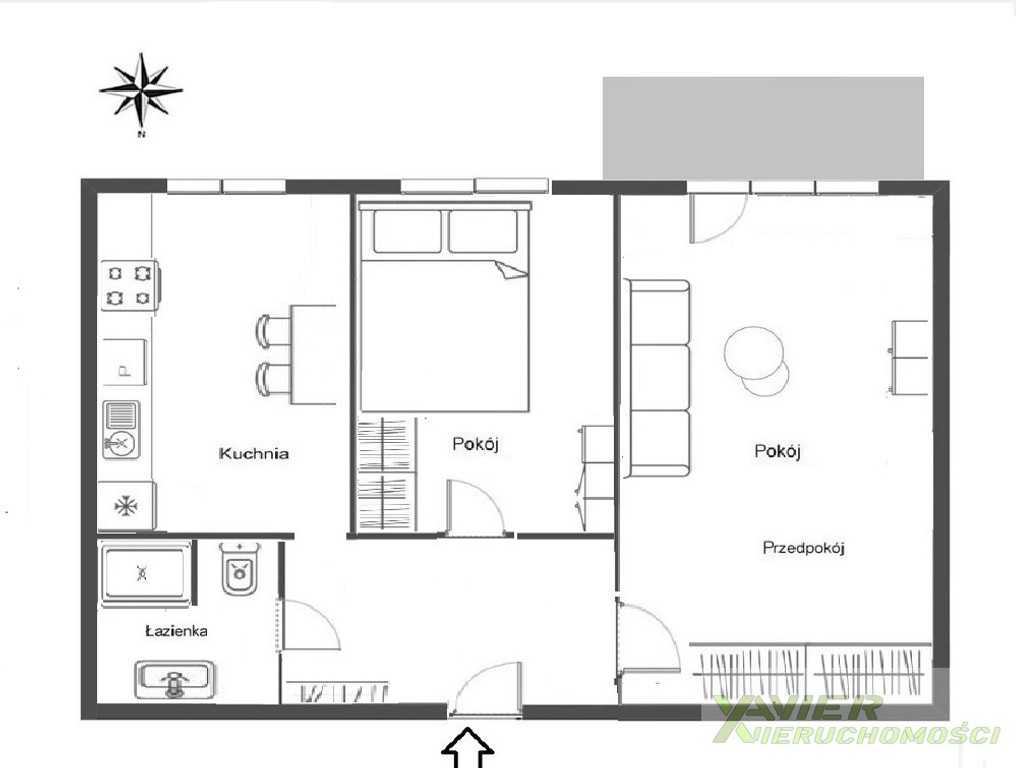 2 pokoje. Balkon. Garaż Przaśna/Płużnicka - Więcej