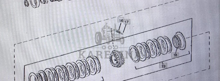 John Deere R75948/pierścień zmiany biegów/John Deere 4555/4755/4955 Nr części R75948-1