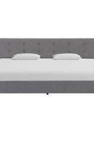 vidaXL Rama łóżka, jasnoszara, tkanina, 160 x 200 cm 284820-2