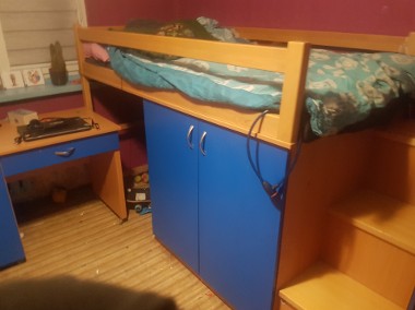 Zestaw  - łóżko piętrowe i biurko-1