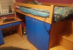 Zestaw  - łóżko piętrowe i biurko