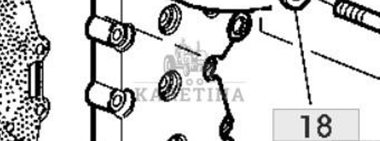 John Deere IVT AUTOPOWER 6820 6920 6920S Płytka Kanału CZĘŚCI L152694-1