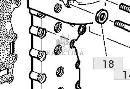 John Deere IVT AUTOPOWER 6820 6920 6920S Płytka Kanału CZĘŚCI L152694