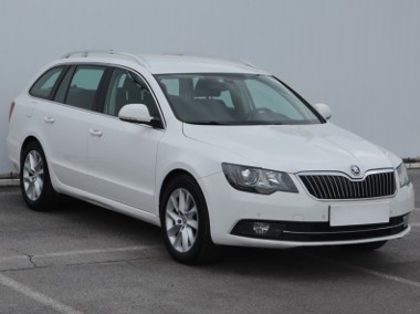 Skoda Superb II , Salon Polska, Navi, Xenon, Bi-Xenon, Klimatronic, Tempomat,-1