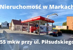 Działka usługowa Marki przy Piłsudskiego z myjnią