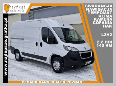 Peugeot Boxer Gwarancja, L2H2, nawigacja, klima, hak, tempomat-1
