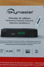 Dekoder Skymaster do odbioru nadziemnej TV cyfrowej-3