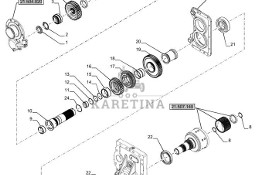 New Holland T6070 Wałek 87702002