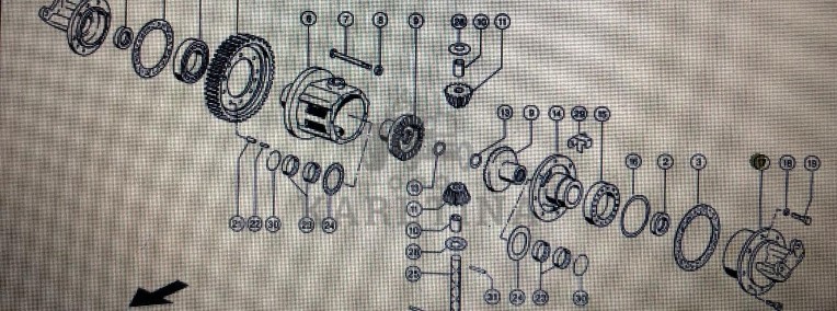 Kołnierz tarczy hamulcowej Claas Mega 370-340 Nr katalogowy 000 669 737 1-1