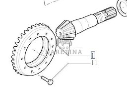 New Holland T7000 T7030 Atak Koło Zębate Wałek Atakujący CZĘŚCI 84273807