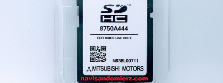 Karta SD Mitsubishi G-11 Europa 2023-1