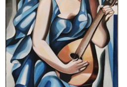 Tamara Łempicka Obraz Kobieta z mandoliną