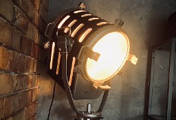 Lampa duża loft reflektor filmowy lata 60