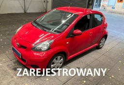 Toyota Aygo I 5 drzwi, niski przebieg, klimatyzacja, isofix, nowe opony zimowe