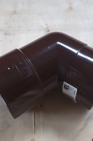 GALECO KOLANKO 67st PVC FI 100 Czekoladowy Brąz kolano-2
