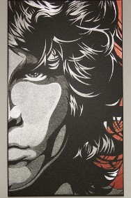 The Doors Jim Morrison Obraz ręcznie grawerowany-2