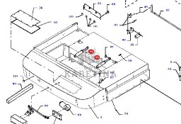 Massey Fergusson MF 30 32 - siłownik gazowy szyberdachu D45061900