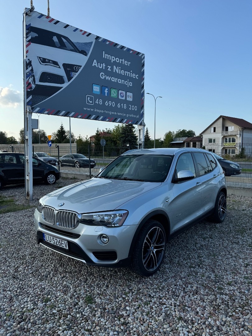 BMW X3 II (F25) 2.0 diesel automat 4x4 kamera cofania tempomat skórzane fotele
