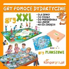 pomoce dydaktyczne gry planszowe XXL do nauki i zabawy dla dzieci KangurGra.pl