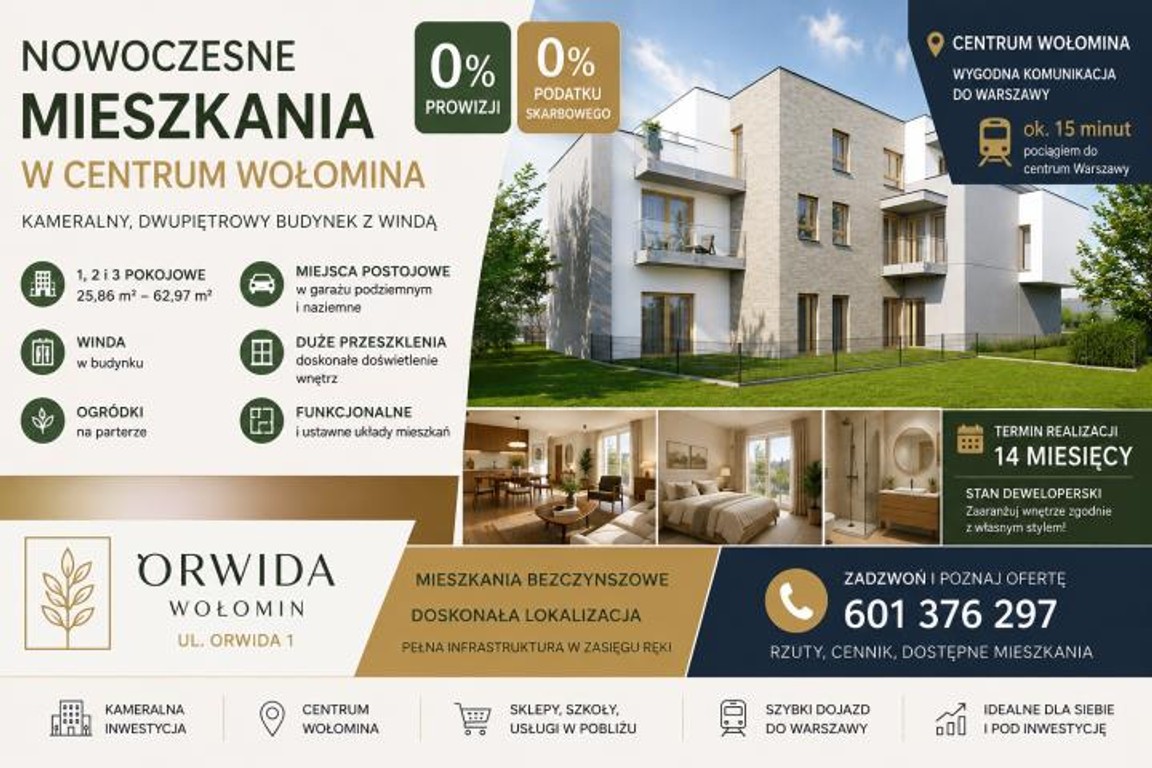 Nowa inwestycja w centrum Wołomina