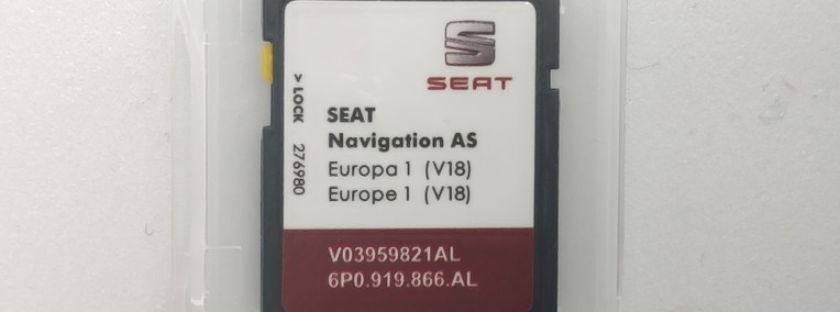NOWOŚĆ! Karta SD SEAT MIB 2 6P0 EU V18 2024-1