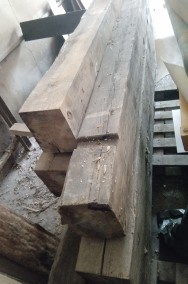 Stare belki bale drewniane ręcznie ciosane-3