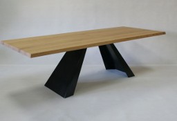 stół Victorio - dębowy blat, lite drewno