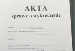 AKTA sprawy o wykroczenie Obwoluta z PRL Teczka Kolegium d/s Wykroczeń RSOW