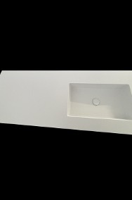 Umywalka łazienkowa zintegrowana z blatem kompozyt-2