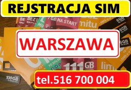 Zarejestrowane startery SIM warszawa polskie karty prepaid działaja ANONIM Wawa