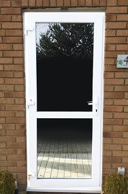 nowe PCV drzwi 110x210 wejściowe białe-2