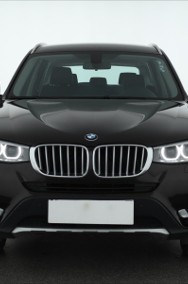 BMW X3 II (F25) , Salon Polska, Serwis ASO, 190 KM, Automat, Skóra, Navi,-2