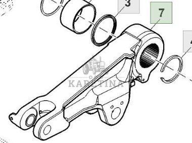 John Deere 7R330 7R 330 Ramię Podnośnika Prawe Podnośnik CZĘŚCI R560938-2