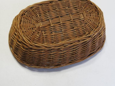 Koszyk na chleb, wiklinowy, owalny, 30x22x7 cm-2