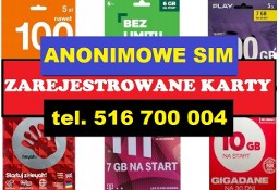 ZAREJESTROWANE KARTY SIM  - polskie Karty SIM Rejestracja kart prepaid Białystok