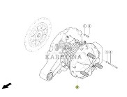 Claas Jaguar - silnik MAN D4276 - przekładnia rozdzielająca 0027949741