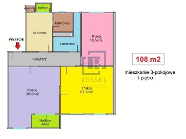 OKAZJA - 108 m2 - 3 pokoje - remont/Inwestycja-1