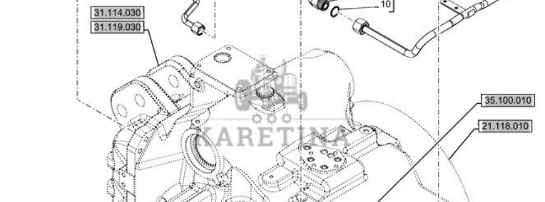 New Holland T6090 T6070 Zawór hamulca 48096351-1