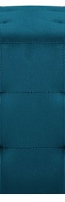 vidaXL Pufy, 2 szt., niebieskie, 30 x 30 x 30 cm, aksamit278384-3