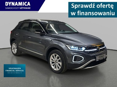Volkswagen T-Roc VAT 23% Style 1.5TSI 150KM DSG 2022/23 r., salon PL, I wł., V-1