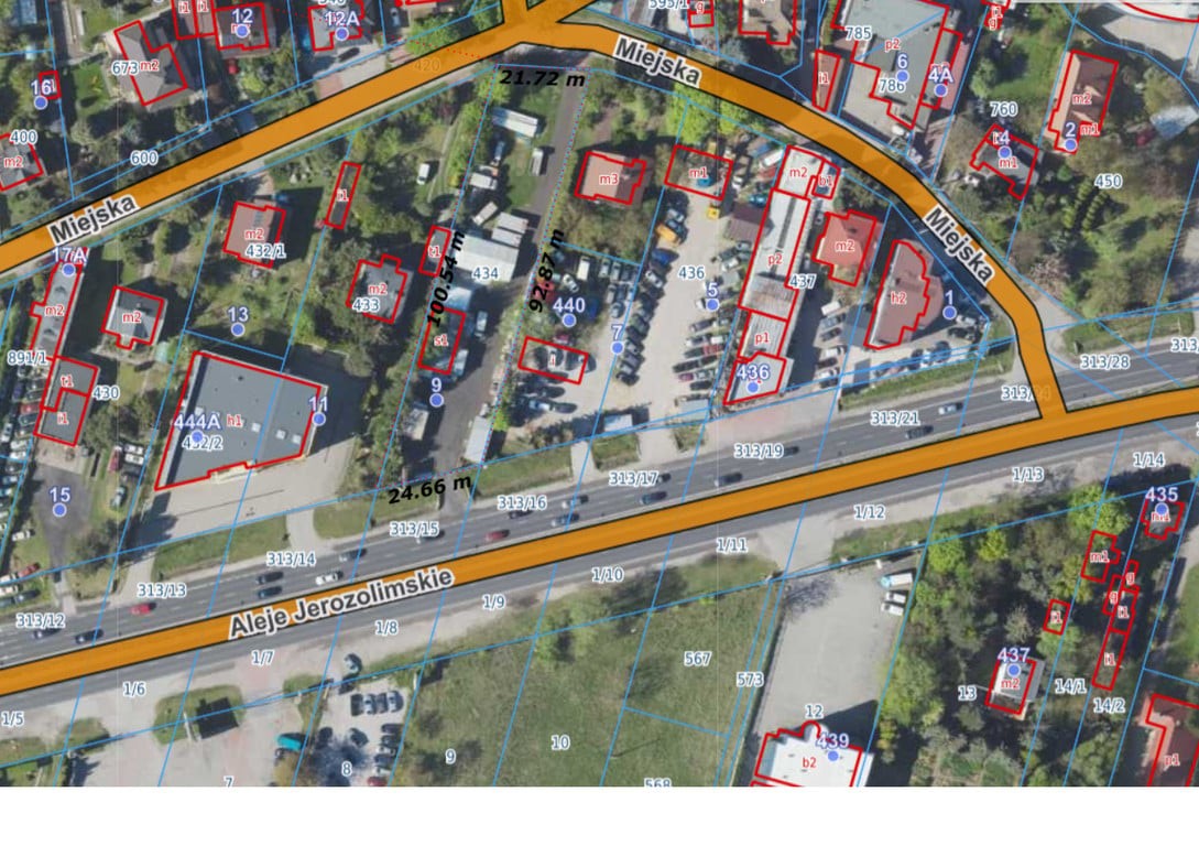 Działka inwestycyjna Pruszków, ul. Miejska 9 | ok. 1996 m² | 2 projekty WZ - Ansicht 4