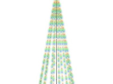 vidaXL Choinka stożkowa, 732 kolorowe LED, 160x500 cmSKU:343497-1